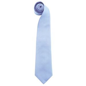Premier Mens “Colors” Plain Fashion / Business Tie / Mid Blue